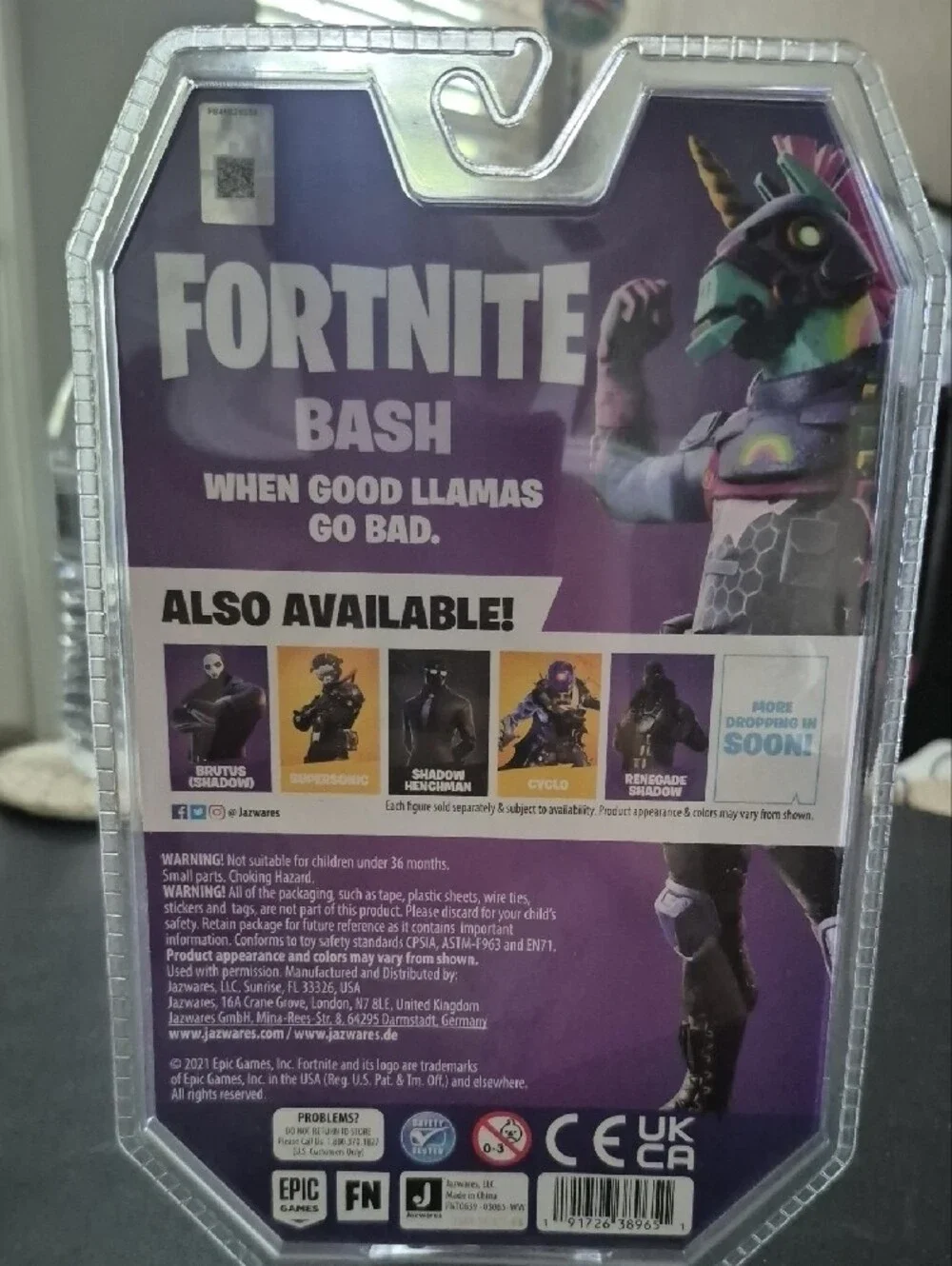 Fortnite Bash Action Figure – Purple & Pink
